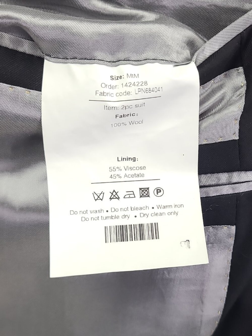 Clements & Church Handmade Ing Loro Piana Super 200'S Blazer 40R - Picture 16 of 16